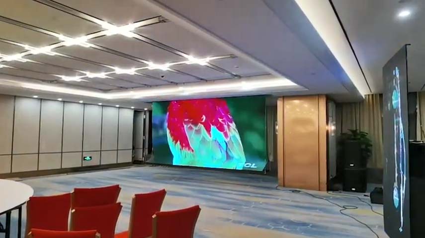 Cui Lin Hotel Bankett Halle Led-bildschirm Fall Video