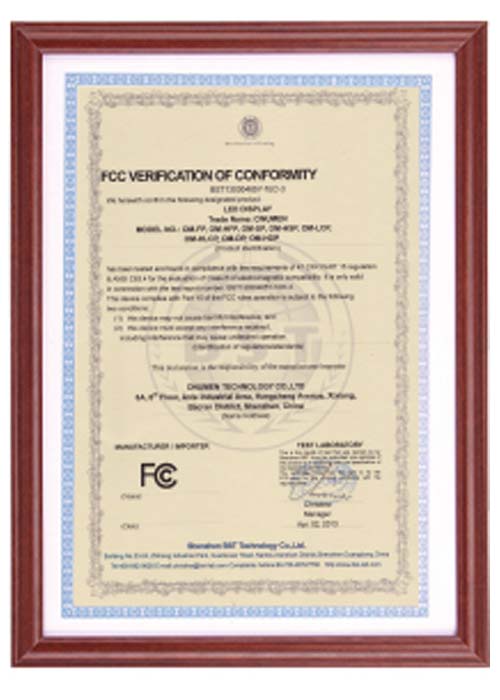 fcc certification